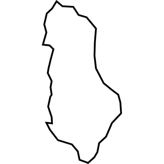 মানচিত্র আলবেনিয়া এর মানচিত্র, ভেক্টর